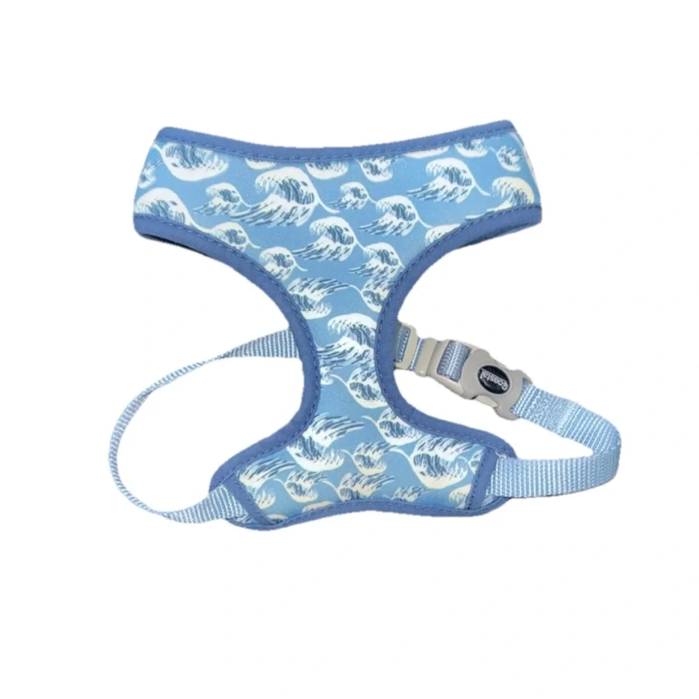 Dog Harness Costal Pets Ocean Waves Pattern XS NWOT